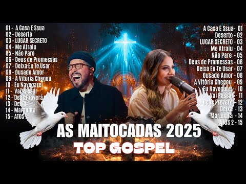 Top 50 Músicas Gospel Mais Tocadas,As Melhores Músicas Gospel,Louvores de Adoração 2025, HINOS 2025