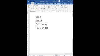 how to remove red, green line in from any word or sentences in Microsoft office or #shorts