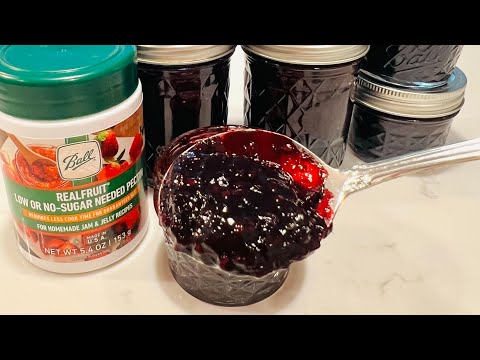Low Sugar Black Raspberry Jam ~ How To Make Low Sugar Or No Sugar Jam ~ Small Batch Recipe