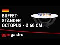 Buffetständer Octopus - Ø 500mm - Weiß
