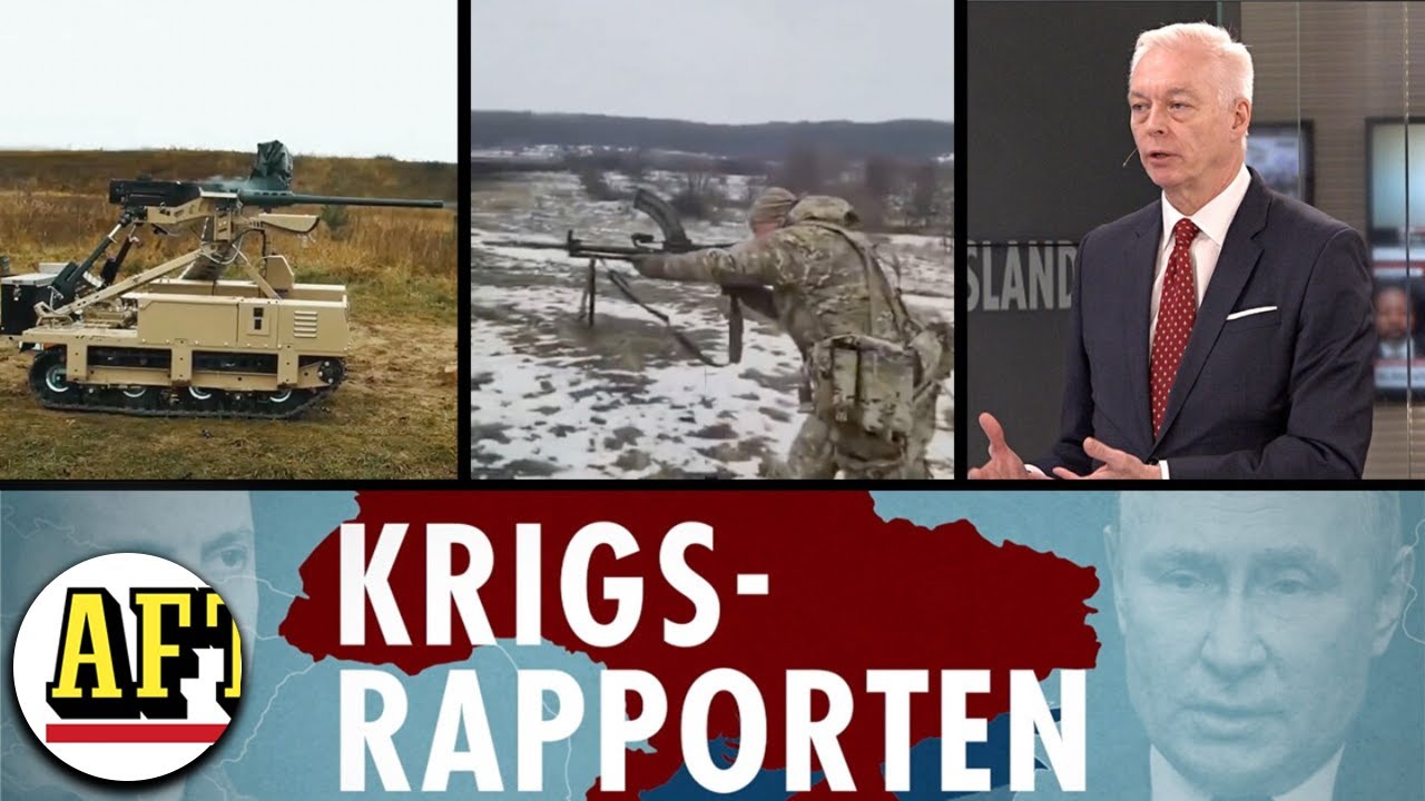 Krigsrapporten 9 januari: Ryska skuggflottan & Ukrainas unika robotarmé