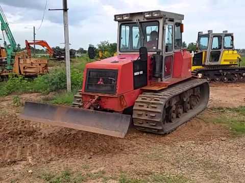 tractor-backhoe จัดให้ครับ รถไถนา แทร็กเตอร์ MITSUBISHI MKM-100 ตีนตะขาบ