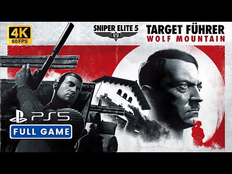 SNIPER ELITE 5 - TARGET FÜHRER: WOLF MOUNTAIN DLC - Full Game Walkthrough (PS5 4K 60FPS)