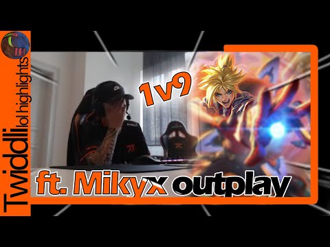 Rekkles - 1v9 with Ezreal ft Mikyx outplay | on Ezreal and Aphelios