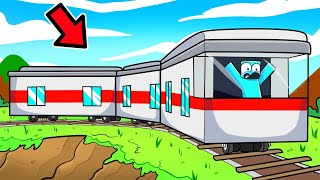 Cómo Construir una CASA TREN Funcional en Minecraft!