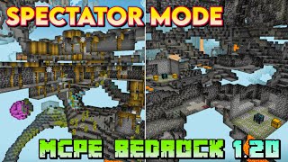 How To Use Spectator Mode In Minecraft Pocket Edition 1.20 👀| Spectator Mode Minecraft Pe 1.20