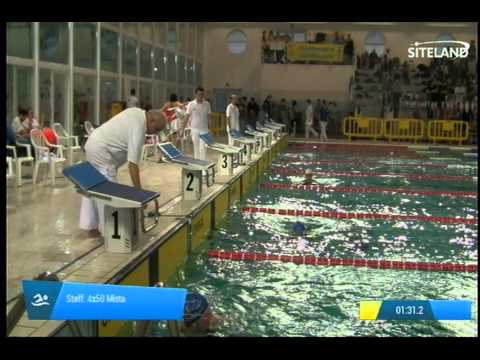 Serie 3 dei Staff. 4x50 Mista  Assoluti Femmine Master - Campionati Regionali Masters 2014 di Venet