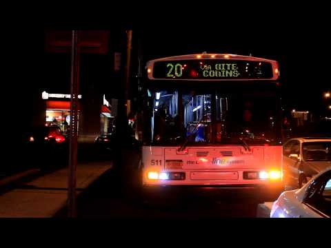 Bee-Line Bus: Neoplan AN460 [#511] Route 20 at Central Pk Ave & Mile Sq. Rd