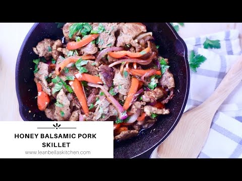Easy Pork Skillet @leanbellaskitchen