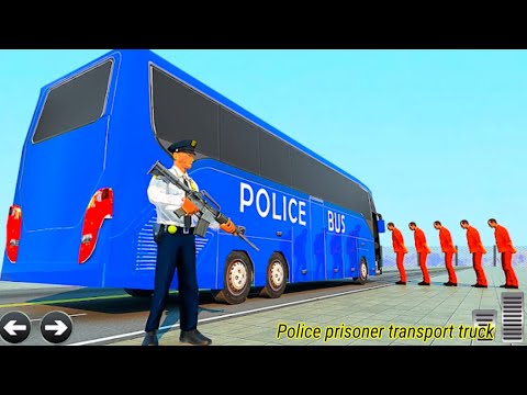 Police Prisoner Transport Truck Simulator Games,Jail prisoner truck,