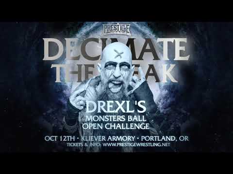 DREXL is ready to remind the world why he’s the KING OF NW HARDCORE at #DecimateTheWeak on 10/12!