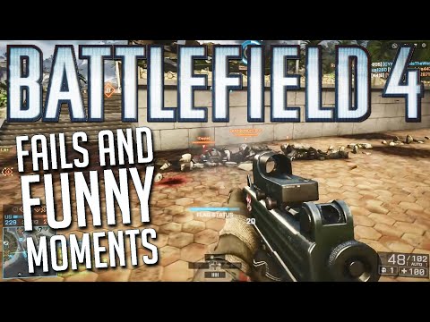 FAILS and FUNNY moments in Battlefield 4!