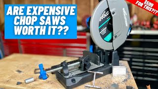 3500 Cuts Per Blade?!? Top Of The Line Metal Cutting!! || EvoMax Chop Saw S15 CPS