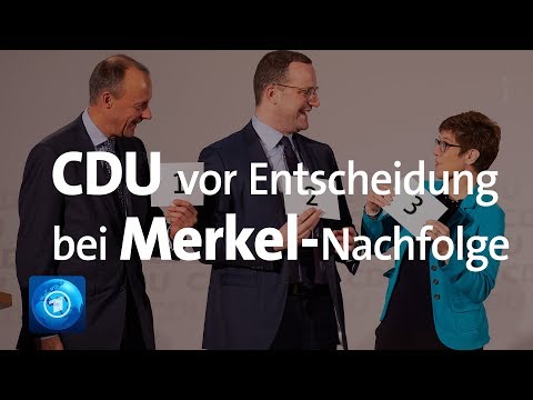 Parteitag: CDU entscheidet über Merkel-Nachfolge