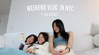 WEEKEND IN MY LIFE!! | NYC, prom dress shopping, with my sisters, lots of eating