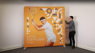 Video – montáž textilnej steny Formulate