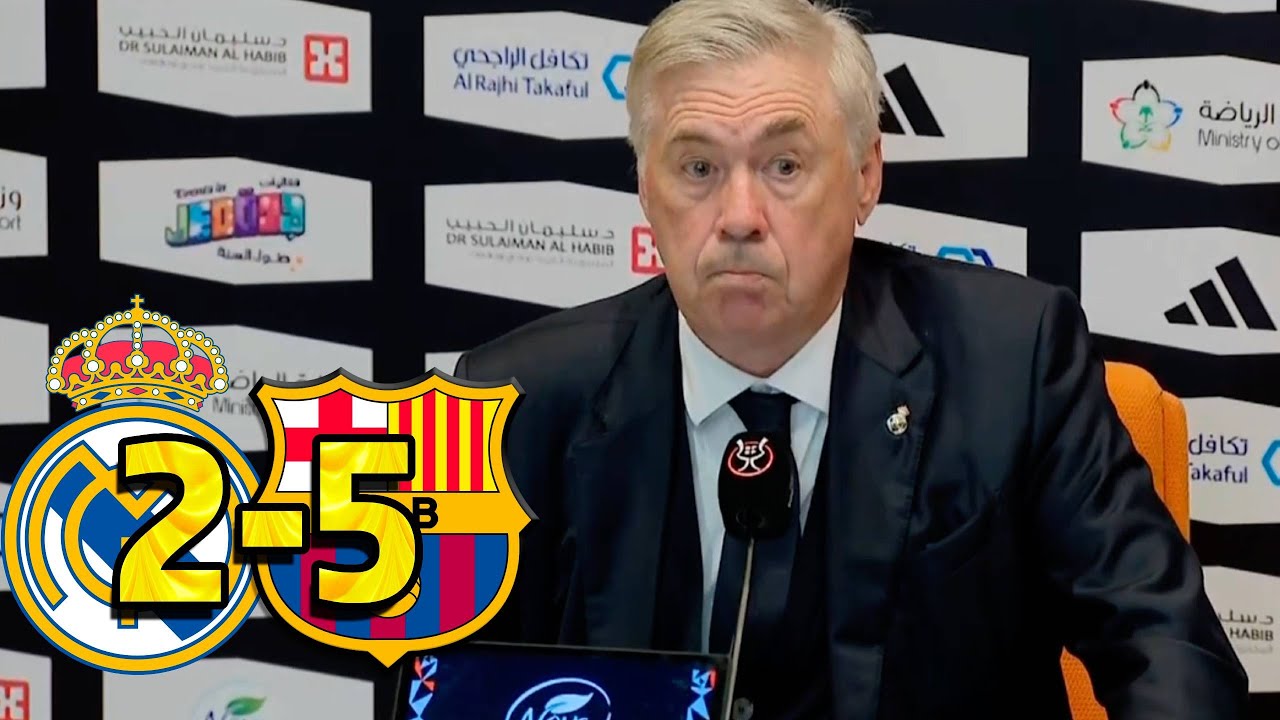 Rueda prensa ANCELOTTI: REAL MADRID 2-5 FC BARCELONA