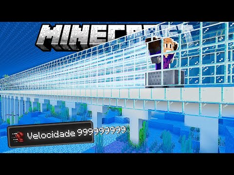 O "TREM BALA" MAIS RÁPIDO DO MINECRAFT 1.17 #134 CREATIVESQUAD