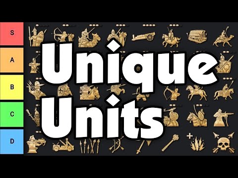 AoE4 Unique Unit Tier List 2024 (NEW Civs Included)
