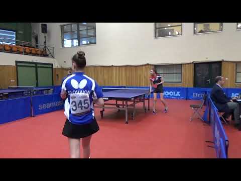 2019 ITTF CZECH CADET OPEN: WILTSCHKOVA Dominika - WHITTON Lara WAL2