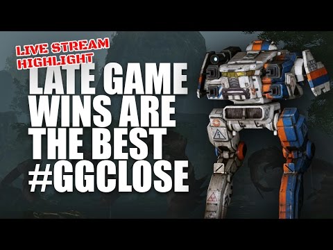 Late Game Wins are the best - Cicada CDA-3C - Mechwarrior Online Live Stream Highlight
