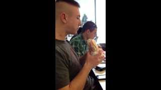 How to eat a jimmy johns sandwich, slowly