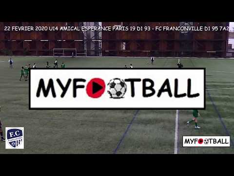 22 FEVRIER 2020 U14 AMICAL ESPERANCE PARIS 19 D1 93 - FC FRANCONVILLE D1 95 7A2
