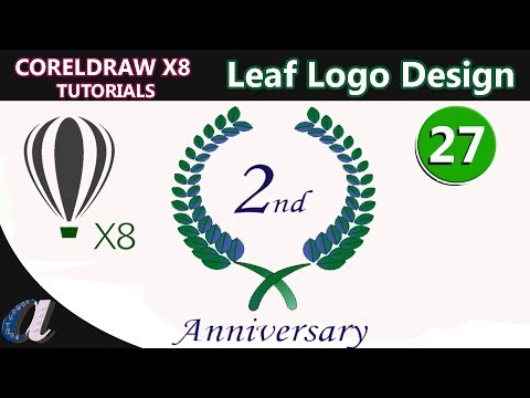 How to Create  Leafs Logo in Coreldraw || 27 || www.computersadda.com