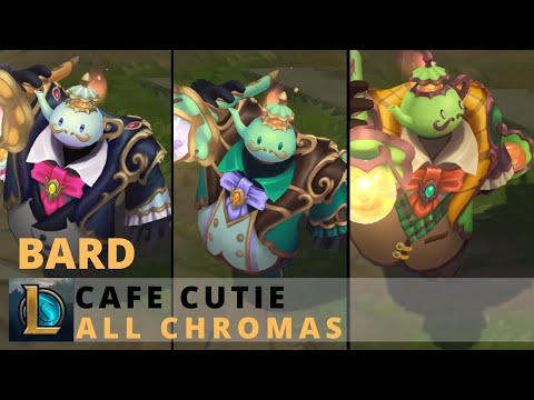 Cafe Cutie Bard All Chromas - League of Legends