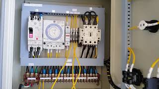 ตู้ควบคุม เปิด ปิด ระบบแสงสว่าง อัตโนมัติ  ระบบทามเมอร์ + โฟรโต้สวิทช์ ควบคุมแสงสว่างไฟรั้ว ,ไฟถนน