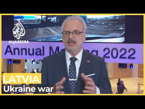 Latvia president discusses Ukraine conflict