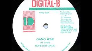 Hopeton Lindo ‎- Gang War