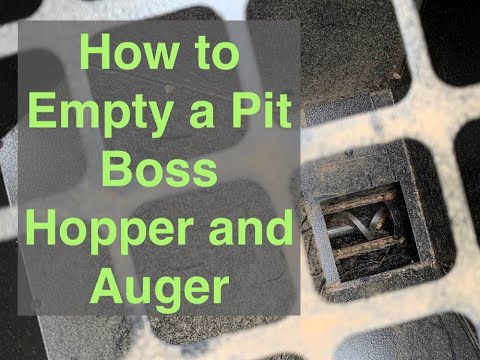 How to Empty a Pit Boss Pellet Grill Hopper