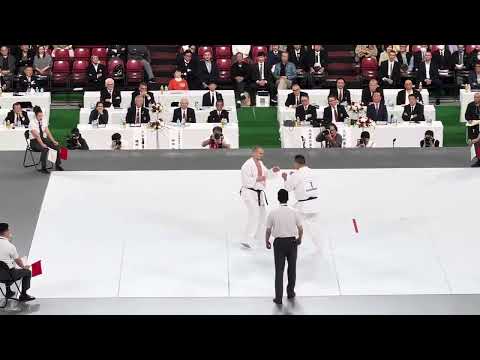 Nishimura Kaito (JAPAN) vs Andrei Luzin (RUSSIA) 1/2 13th world open karate championship