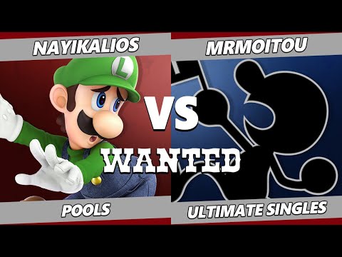 WANTED S4 C4 - Nayikalios (Luigi) Vs. MrMoitou (Game & Watch) SSBU Ultimate Tournament