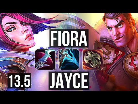 FIORA vs JAYCE (TOP) | Legendary, 600+ games, 900K mastery, 14/3/1 | KR Master | 13.5