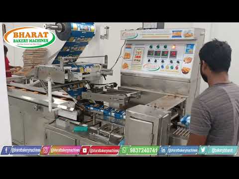 Stainless steel automatic rusk packing machine, 220, model n...