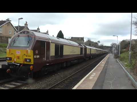 DB Cargo UK Class 67's no's: 67013-67024 @ Oldfield Park {5Z33} 17/02/2018.