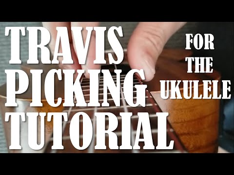 Travis Picking Ukulele Tutorial - with helpful camera angle!
