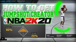 HOW TO GET JUMPSHOT CREATOR FAST ON NBA 2K20! NEVER MISS AGAIN | NBA 2K20