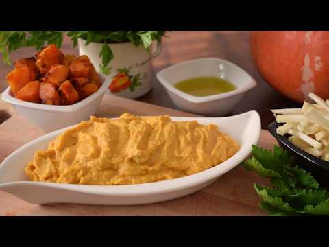 Roasted Pumpkin Hummus Recipe | Go Delicious