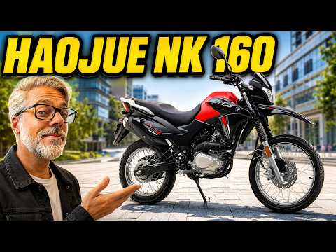 ADEUS BROS E XRE? LANÇAMENTO NOVA TRAIL HAOJUE NK 160 2026: Ficha técnica, cores e preço sugerido!