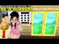 Minecraft: WE BECOME ROBBERS!! - ROBBERY TRAINING SCHOOL - Modded Map