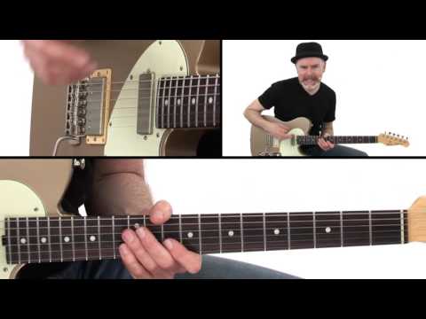 Beginner Blues Rock Guitar Lesson - Lick Study 8 Demonstration - Jeff McErlain