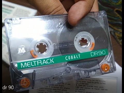 Meltrack DR 90 - Made in India audio cassette - 31 Year old