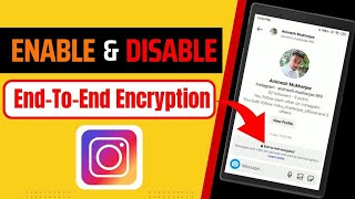 How To Remove End-to- End Encryption In Instagram | Turn Off End To End Encryption On Instagram