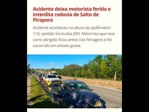 🚨 Notícias de última hora: Grave acidente deixa motorista preso às ferragens em rodovia de São Paulo