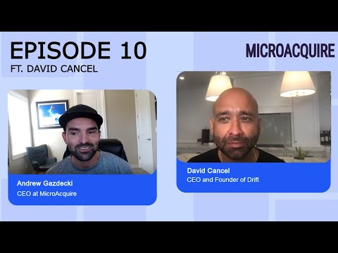 Zero to $1m/ARR - David Cancel - CEO and Founder of Drift