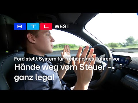 Ford fährt freihändig: Neues Assistenzsystem für Autobahnen präsentiert | RTL WEST, 28.08.2023