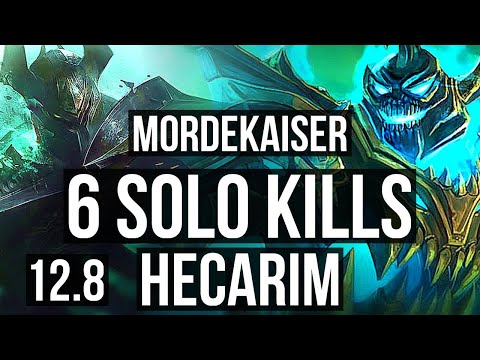 MORDEKAISER vs HECARIM (JNG) | 1700+ games, 6 solo kills, 1.2M mastery | EUW Diamond | 12.8